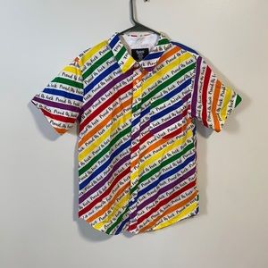 Proud As F button up